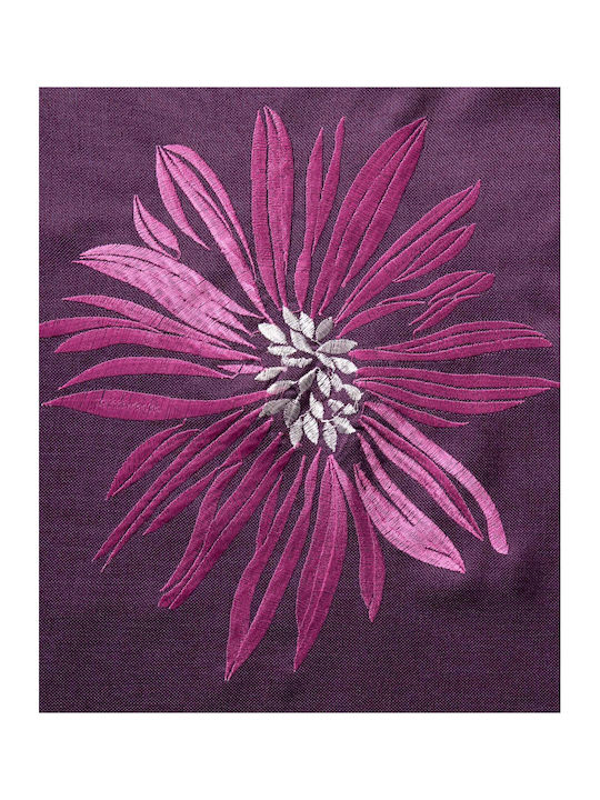 Silk Fashion Kariert 5227 Purple 130x130cm