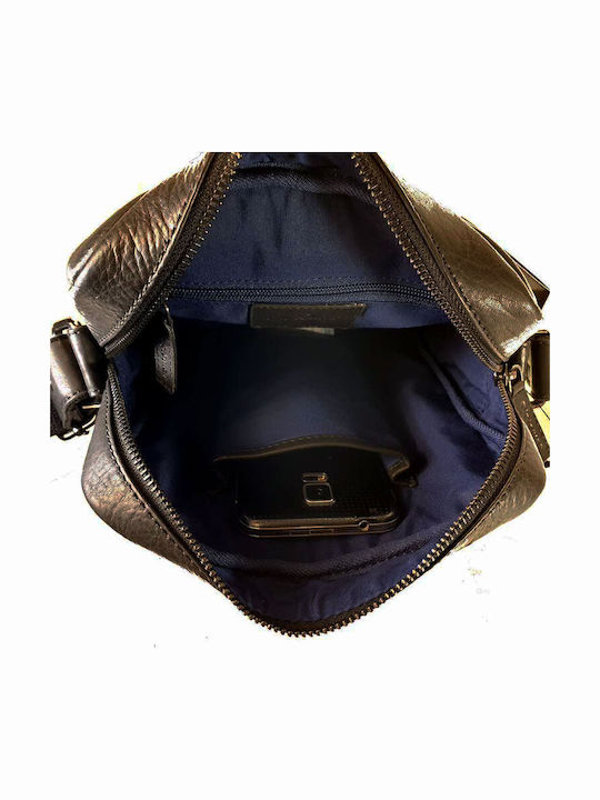 Leather Men's Bag Shoulder / Crossbody Black