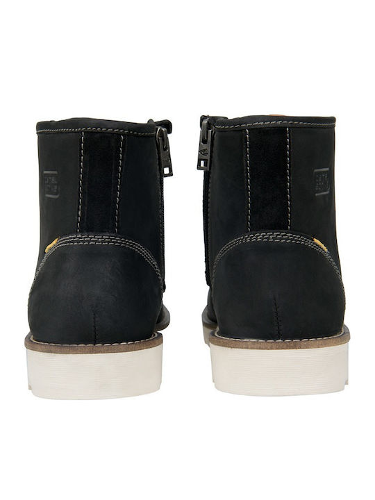 Piele Negru Ghete barbati