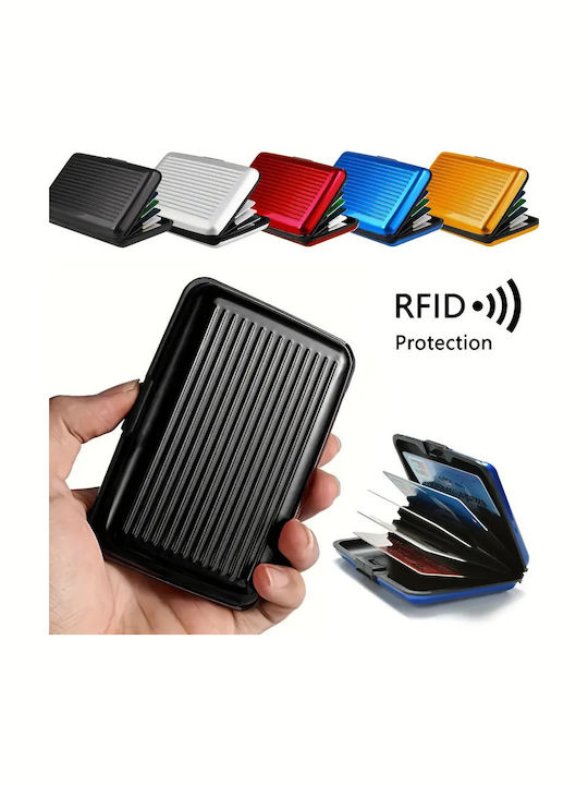 Ανδρικό Πορτοφόλι Καρτών με RFID Ροζ