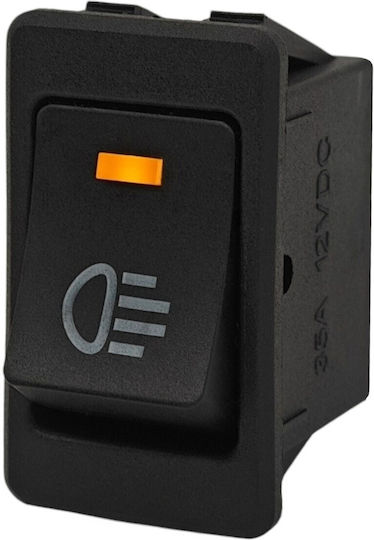 Ein-Aus-Schalter LED Rastknopf 12V