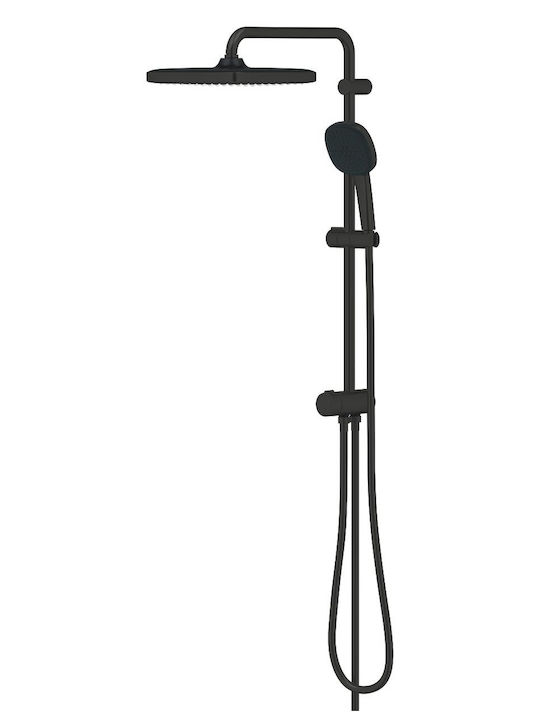 Grohe Στήλη Ντουζ χωρίς Μπαταρία 116cm Μαύρη