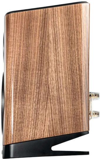 Elac BS403 Pair of Hi-Fi Speakers Bookself 70W 2 No of Drivers W16.6xD27.7xH30.8cm. Walnut High Gloss