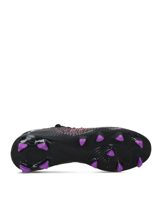 PUMA Future 8 Play Ποδοσφαιρικά Παπούτσια με Τάπες FG/AG Μαύρα