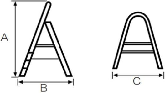 Bormann Pro BHL9020 Leiter Aluminium mit 7+1 Stufen 247cm