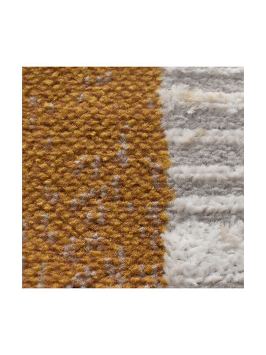 Saray Home Springs Set Modern Covoare pentru dormitor Ivory-yellow SPG07 SET 3buc