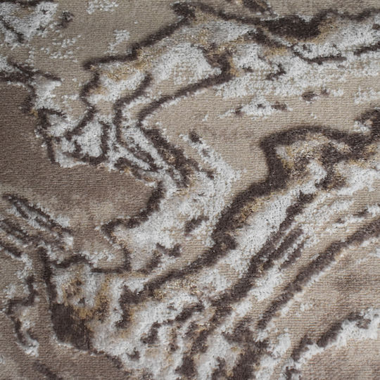 Saray Home Springs Modern Bedroom Rugs Set Brown D.caramel Beige-d.beige SPG10 SET 3pcs