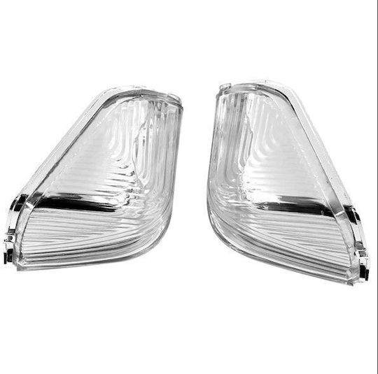 Τρεχούμενα Led Φλας Καθρέφτες Mercedes Sprinter Vw Crafter 2006-2021 Chrome 2τχμ