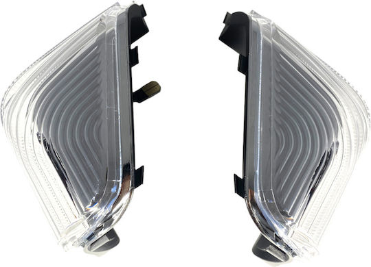Τρεχούμενα Led Φλας Καθρέφτες Mercedes Sprinter Vw Crafter 2006-2021 Chrome 2τχμ