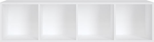 Flexi Bücherregal Weiß 135x34.4x43.2cm Flexi Bücherregal Weiß 135x34.4x43.2cm