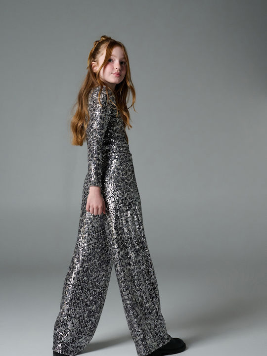 Kids' Set with Pants Winter 2pcs Silver
