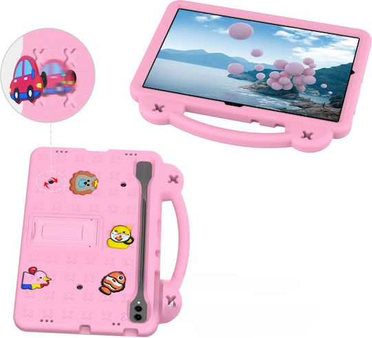 Durable Back Cover for Kids Pink Samsung Galaxy Tab S10 Plus