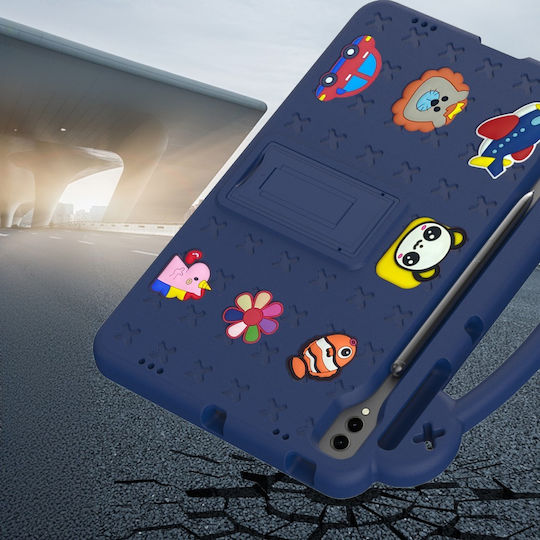 Задна Корица Издръжлива За Деца Тъмносин (Samsung Galaxy Tab S10+ Плюс)