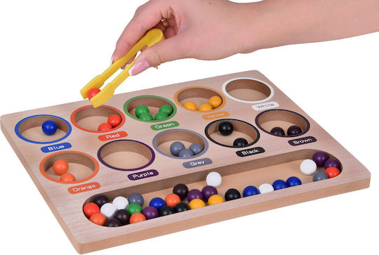 Jokomisiada Sorter Learning Colors Montessori Lernspiel Wissen aus Holz