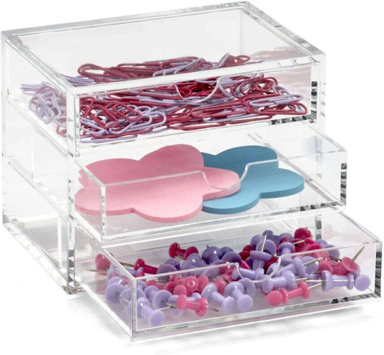Osco Acrylic Small 3-Drawer Unit 7723