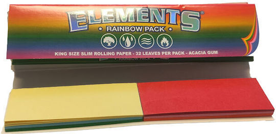 Elements Connoisseur Zigarettenpapiere Schlanke King Size mit Kegelspitzen 32 Zigarettenpapiere 1 Stück