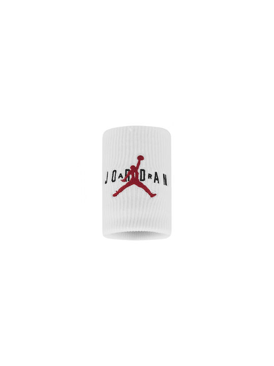 Jordan Jumpman Terry Sports Wristbands Black White Gym Red 2pcs