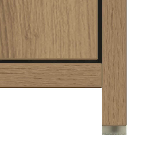 vidaXL Badezimmersäule Wandhängeschrank H30xB30xH183.5cm Eiche