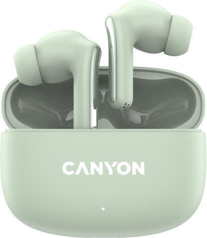 Canyon OnGo 9 In-ear Bluetooth Handsfree Ακουστικά με Θήκη Φόρτισης Πράσινα