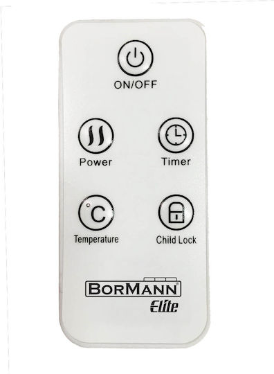 Bormann BEH5050 030706 Convector Heater Floor 2000W with Electronic Thermostat 96x47cm White