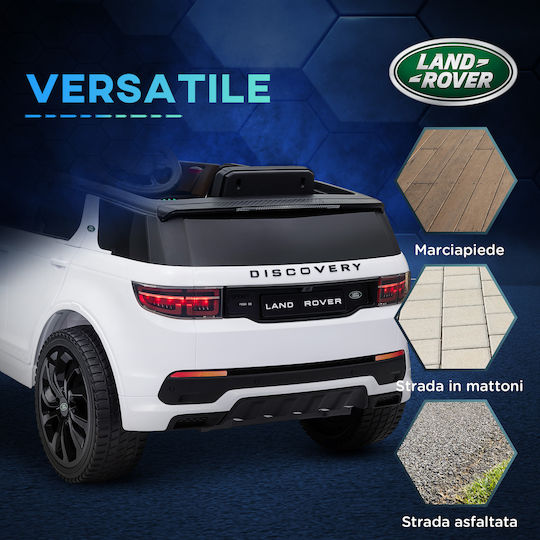 Land Rover Discovery Μονοθέσιο με Τηλεκοντρόλ Licensed 12 Volt Λευκό