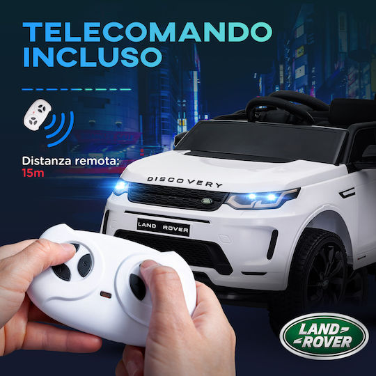Land Rover Discovery Μονοθέσιο με Τηλεκοντρόλ Licensed 12 Volt Λευκό