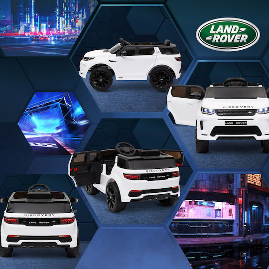 Land Rover Discovery Μονοθέσιο με Τηλεκοντρόλ Licensed 12 Volt Λευκό