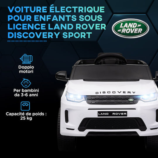 Land Rover Discovery Μονοθέσιο με Τηλεκοντρόλ Licensed 12 Volt Λευκό