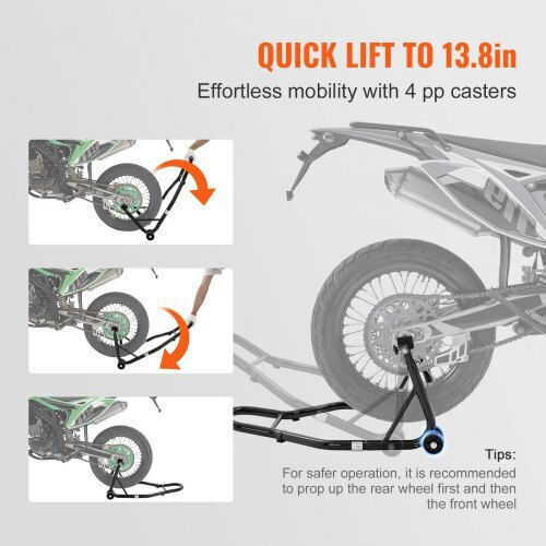 Vevor Motorcycle Front Wheel Stand with 9kg Maximum Weight