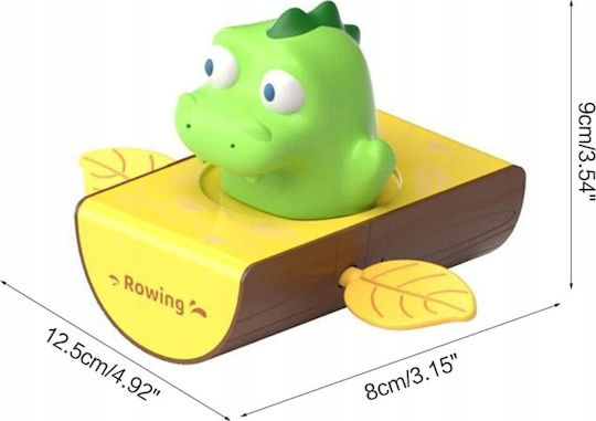 Dinosaur In A Boat Bath Toy (Various Designs/Assortment of Designs) 1pc