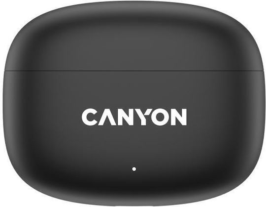 Canyon OnGo 9 In-ear Bluetooth Handsfree Ακουστικά με Θήκη Φόρτισης Μαύρα