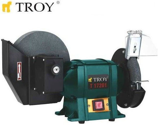 Мокро сухо шмиргелно колело сухо F150 X 20mm X F32mm мокро F200 X 40mm X F20mm Troy 17201