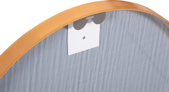 HomeMarkt Archer Wall Mirror Oval with Gold Metallic Frame 79x59cm 1pcs