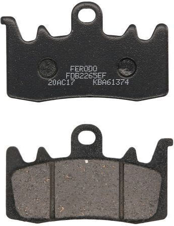 Ferodo Motorcycle Brake Pads Eco-Friction for BMW R1200GS for Aprilia Tuono / Caponord Ducati Multistrada / Hyperstrada / Hypermotard / Monster / SuperSport / Diavel Kymco AK 550 Triumph Scrambler / Street Triple 765 / Tiger Yamaha XC