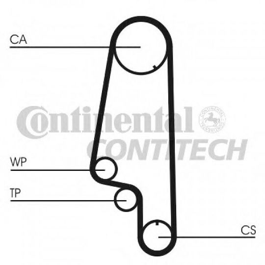 Seat Cordoba 6k1 6k2 Distribution Kit Contitech Ct847k1