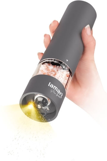 Lamart Electric Set Spice Mills made of Plastic in Gray Color 1pcs