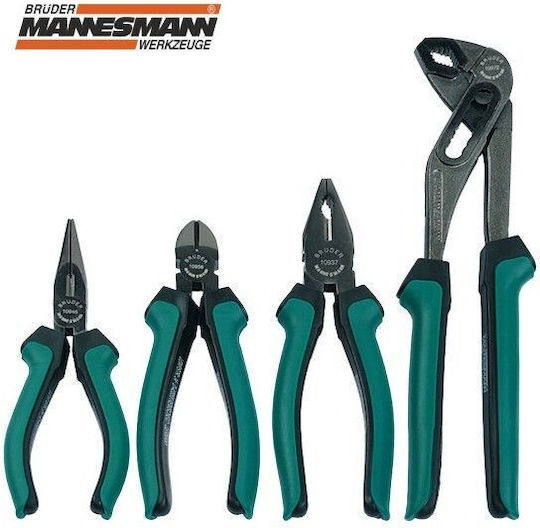 Mannesmann Werkzeugset 4-tlg M10997 Handwerkzeug-Set 4Stück