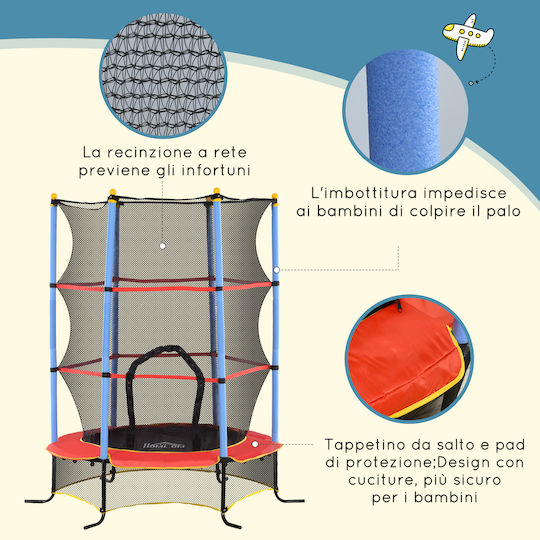 HomCom Trampolină Gimnastică Diametru 175buc cu Net