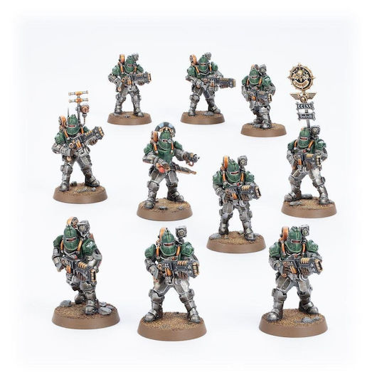 Games Workshop Warhammer: Die Horus-Häresie Warhammer - Solar Auxilia Veletaris Sturmabschnitt Figuren