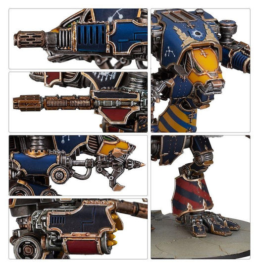 Games Workshop Warhammer: Die Horus-Häresie Warhammer - Legions Imperialis Warhound Titans Mit Ursus Klauen Und Melta Lances Zahlstücke