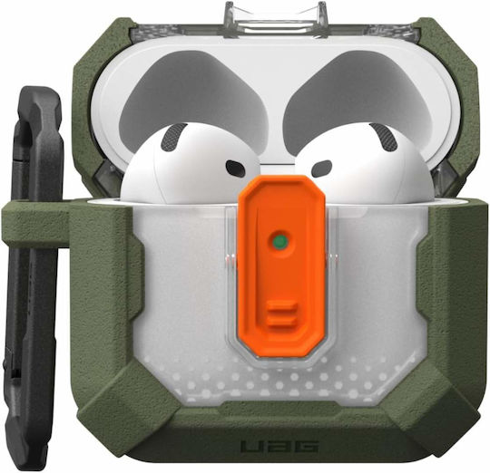 UAG Plasma Husă cu cârlig Olive Drab Khaki pentru Apple AirPods 4