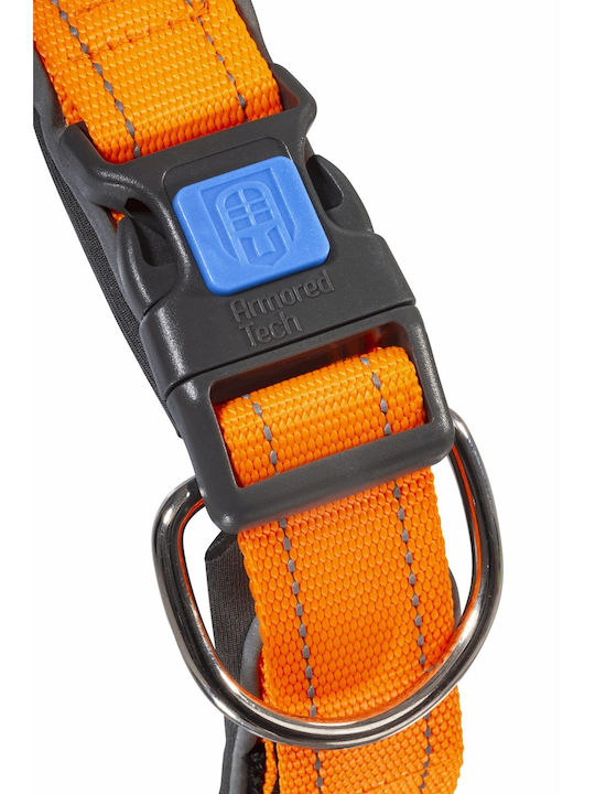 Armored Tech Hundehalsband in Orange Farbe XLarge