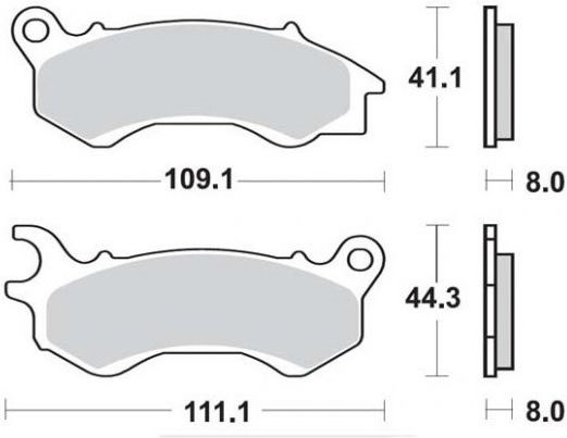 Τακακια Sbs 205hf Fa603 Fr Scooter 50-124ccm,pcx125
