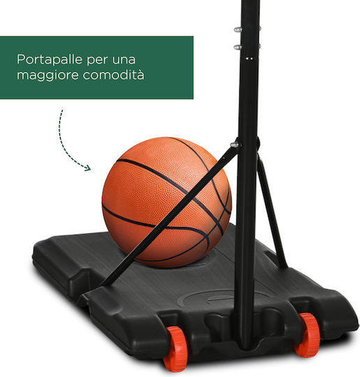 Sportnow Basketballkorb mit Ständer und Höhenverstellbar