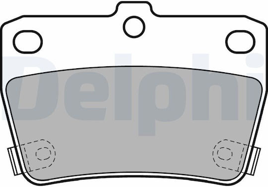Delphi Σετ Τακάκια Πίσω για Toyota RAV 4