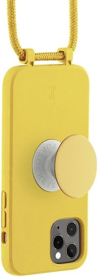 Just Elegance PopGrip Back Cover Silicone Yellow (iPhone 11 Pro)