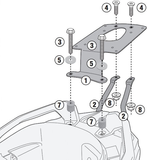 Givi Σχάρα για Kymco DTX 360