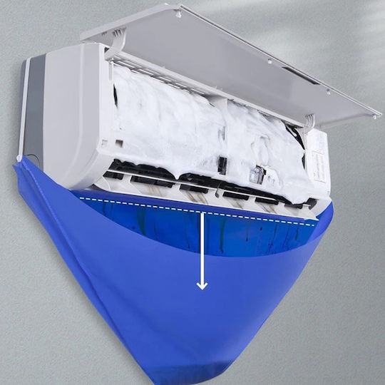 Reusable cleaning cover set for indoor air conditioning unit with brush - cloth and gloves Indoor Unit Cleaning Cover Air Conditioner