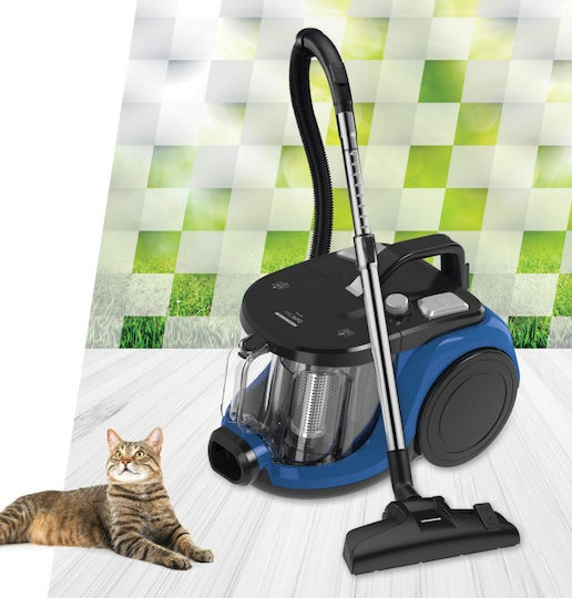 Heinner HVC-MC850BL Ηλεκτρική Σκούπα 850W με Κάδο 2lt Μπλε