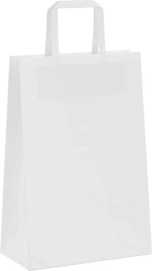 vidaXL Paper Bag for Gift White 21x31x11cm. 250pcs